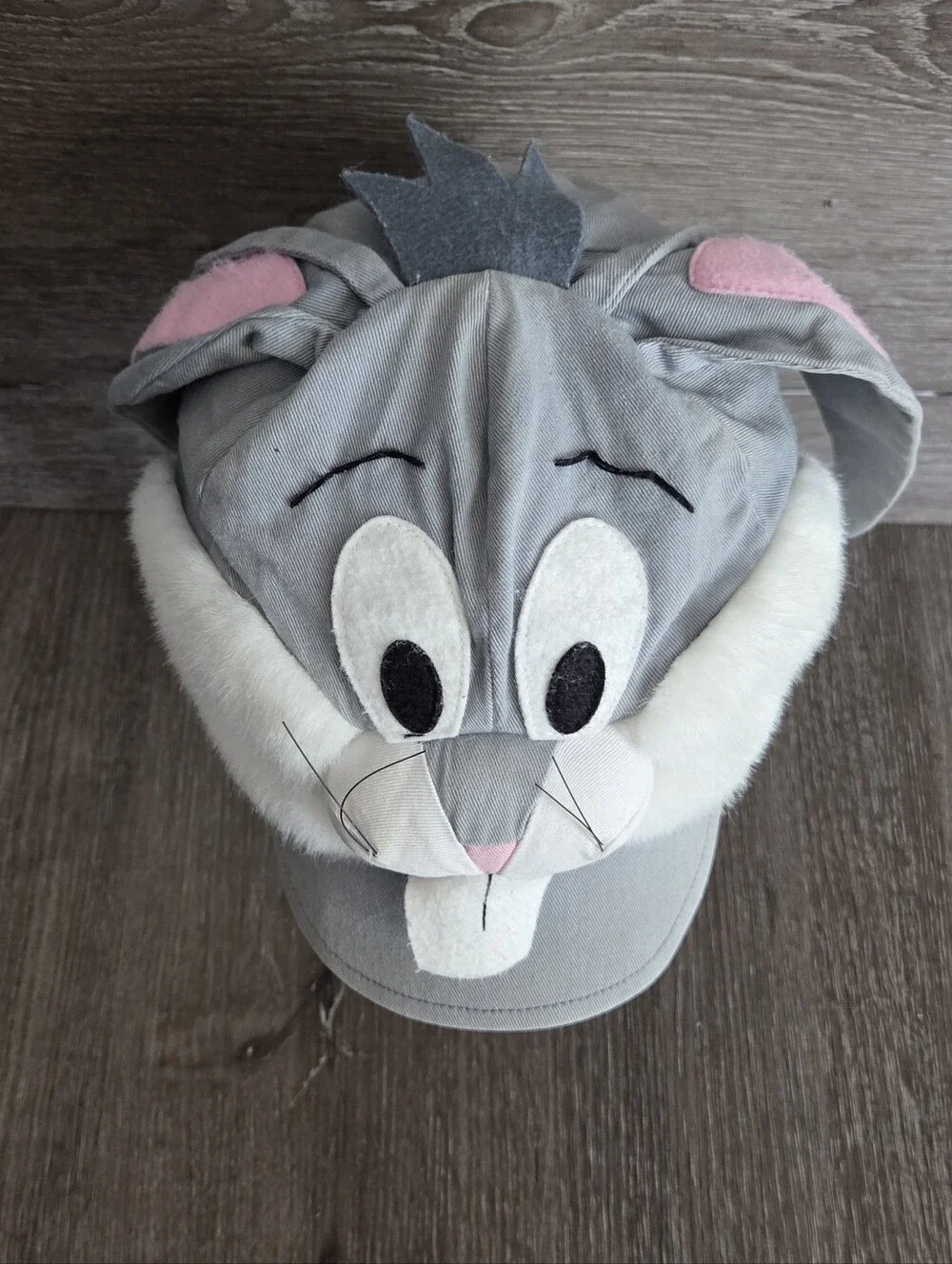Looney Tunes Toppers 3D Hat Bugs Bunny Vtg 1989 Arbys Plush Snapback Youth Cap
